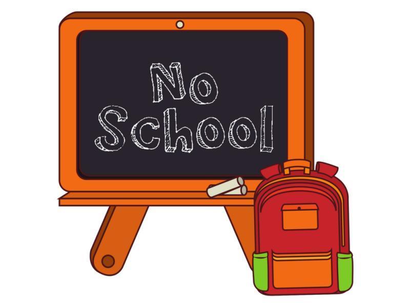 no school sign